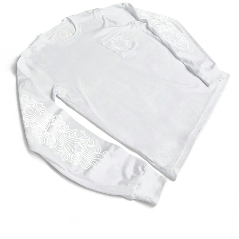 Chrome Hearts Long Sleeve Pocket T-Shirt White