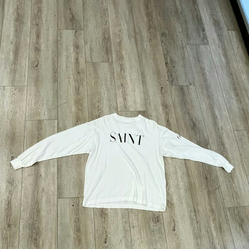 Saint Michael Dirty Fucker Long Sleeve T-Shirt White