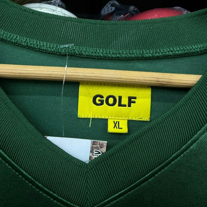 Golf Wang V-Neck Jersey Green