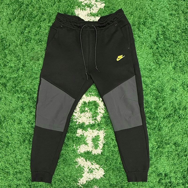 Nike Tech Fleece Jogger Pants Black Yellow