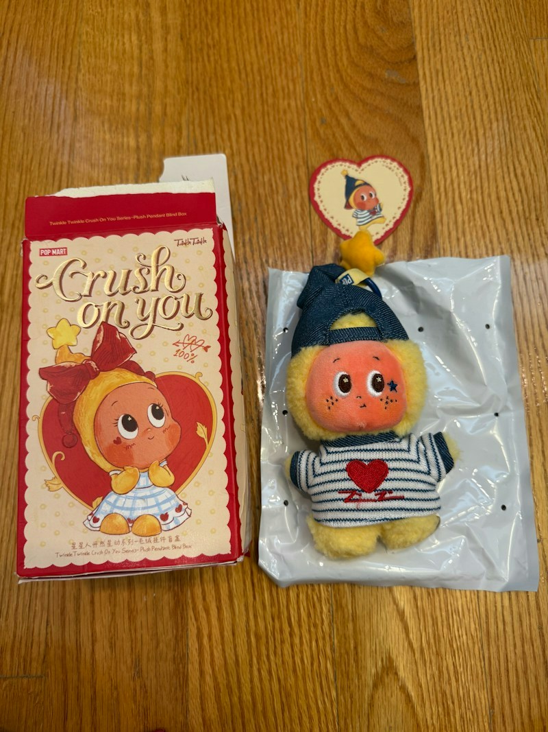 POP MART Twinkle Twinkle Crush On You Series Plush Pendant Blind Box