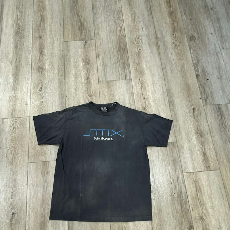 Saint Michael Printed T-Shirt Black