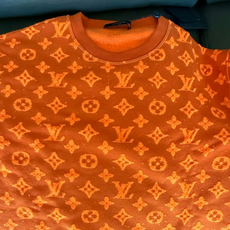 Louis Vuitton Monogram Sweatshirt Orange