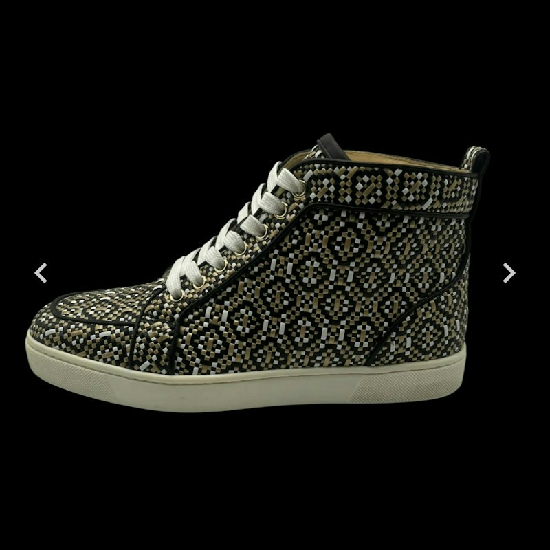Christian Louboutin Rantus Orlato Flat Cannage Black Multi (Women's)