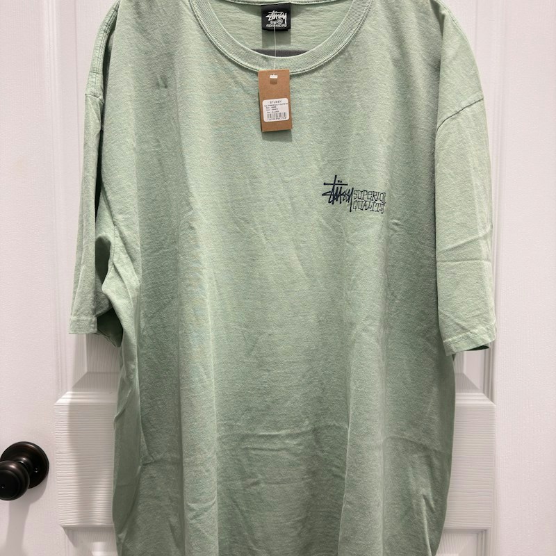 Stüssy Superior Quality Pigment Dyed T-Shirt Sage