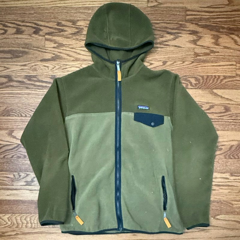 Patagonia Synchilla Fleece Hooded Jacket Green