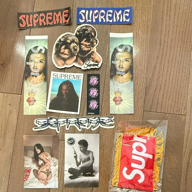 Supreme FW26 Sticker and Collectibles Lot