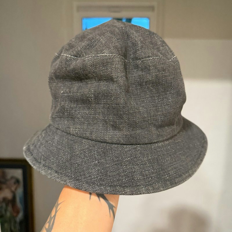 Burberry London Bucket Hat Grey Denim