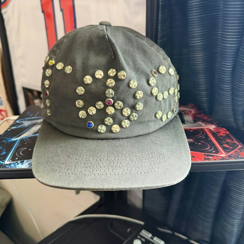 Satoshi Nakamoto Studded Wrap Around Hat