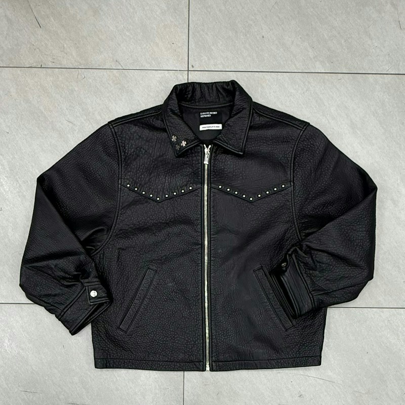 ERD Western Leather Jacket Black