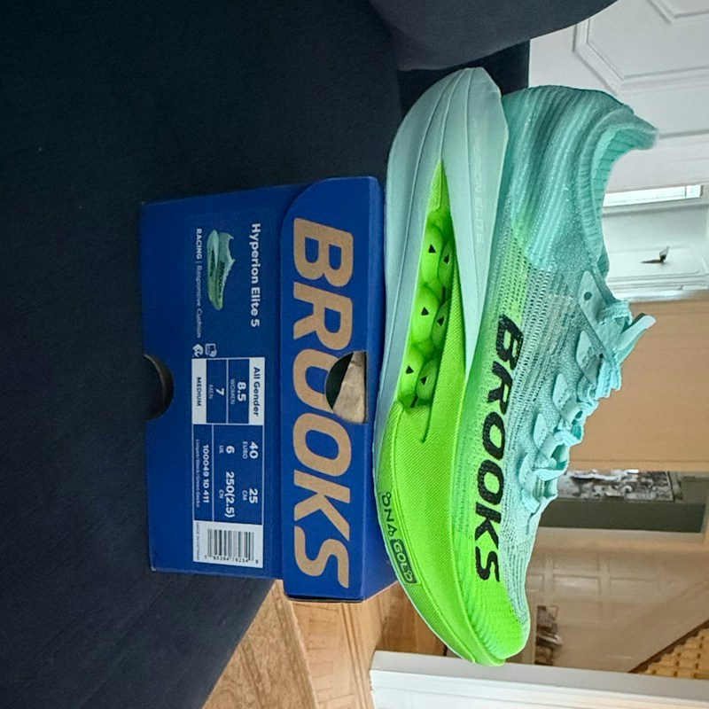 Brooks Hyperion Elite 5 Limpet Black Green Gecko