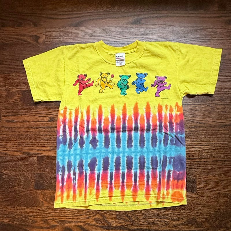 1990s Grateful Dead Dancing Bears Tie-Dye T-Shirt