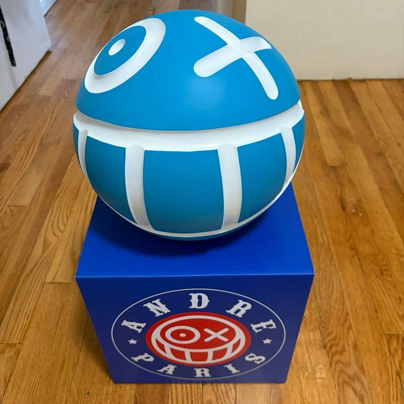 André Saraiva Mr. A Ball Blue Vinyl Collectible Doll