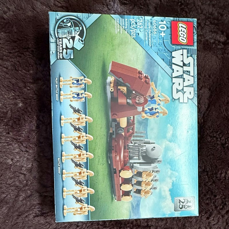 LEGO Star Wars Trade Federation Troop Carrier 40686 Limited Edition GWP with AAT and Collectible Medal
