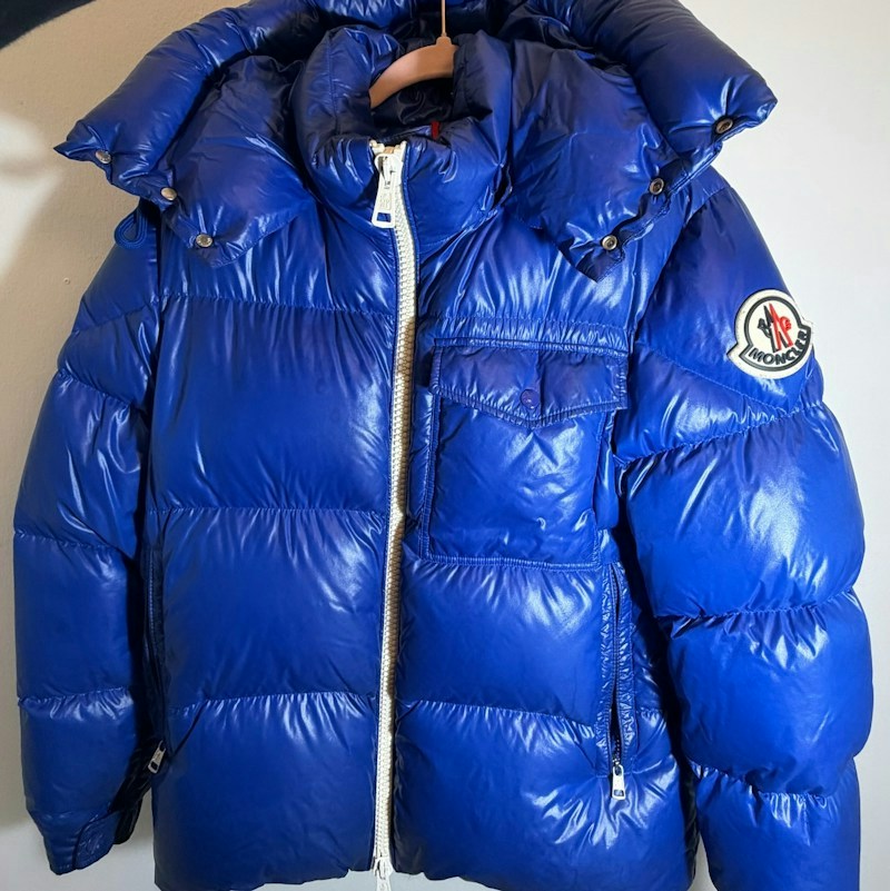 Moncler Puffer Jacket Blue