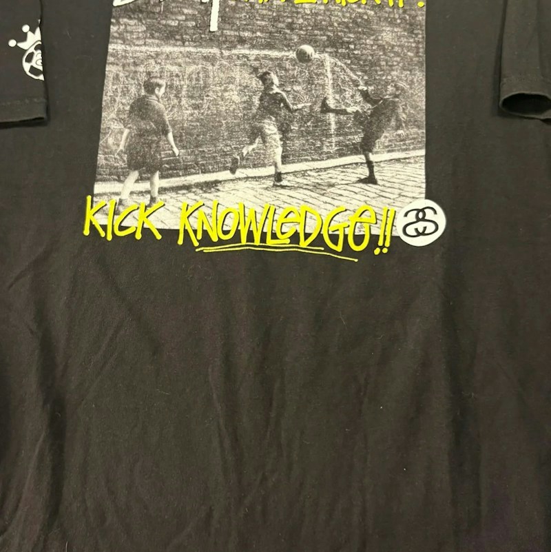 Stüssy Kick Knowledge Long Sleeve T-Shirt Black