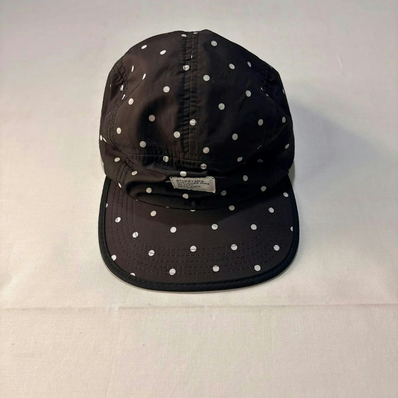 Stüssy Polka Dot Camp Cap Black