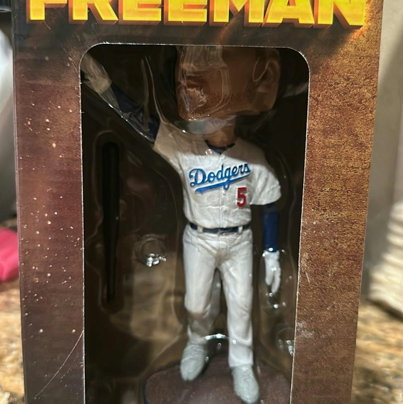 MLB Freddie Freeman Los Angeles Dodgers Bobblehead 2024 World Series Walk Off