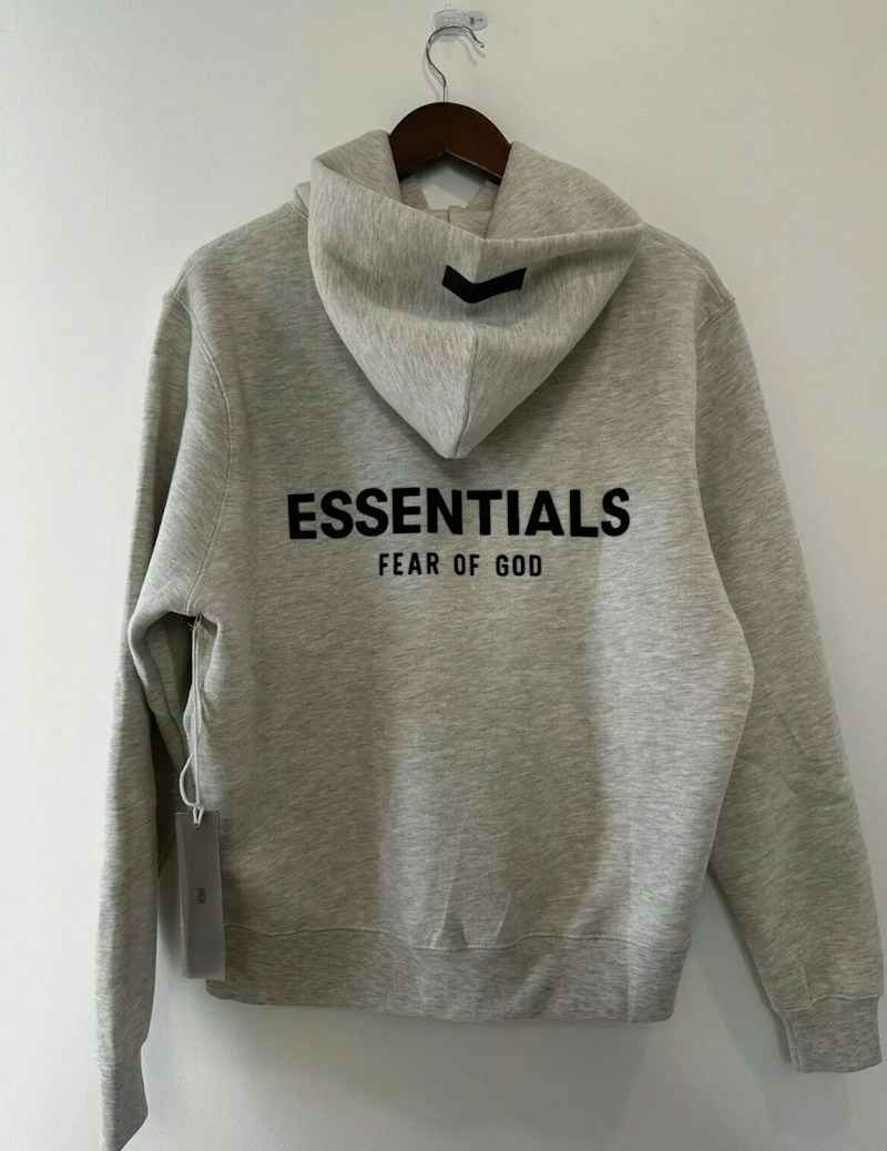 Fear of God Essentials Hoodie Dark Heather Oatmeal