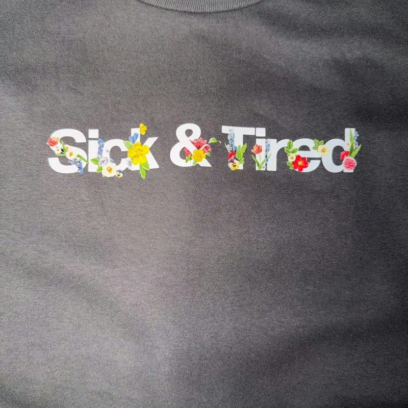 Anti Social Social Club Sick & Tired T-Shirt Grey