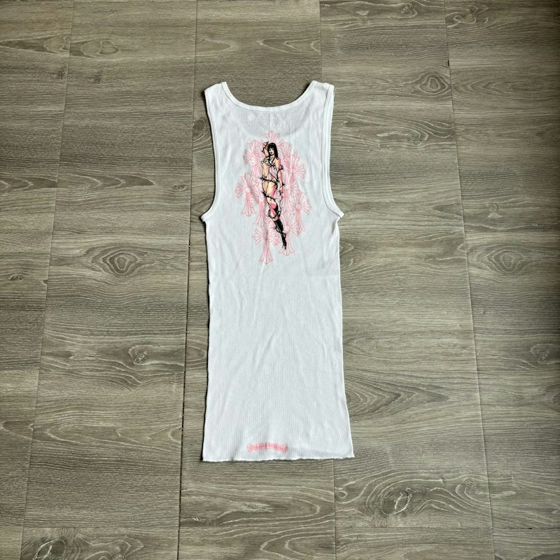 Chrome Hearts Deadly Doll Tank Top White