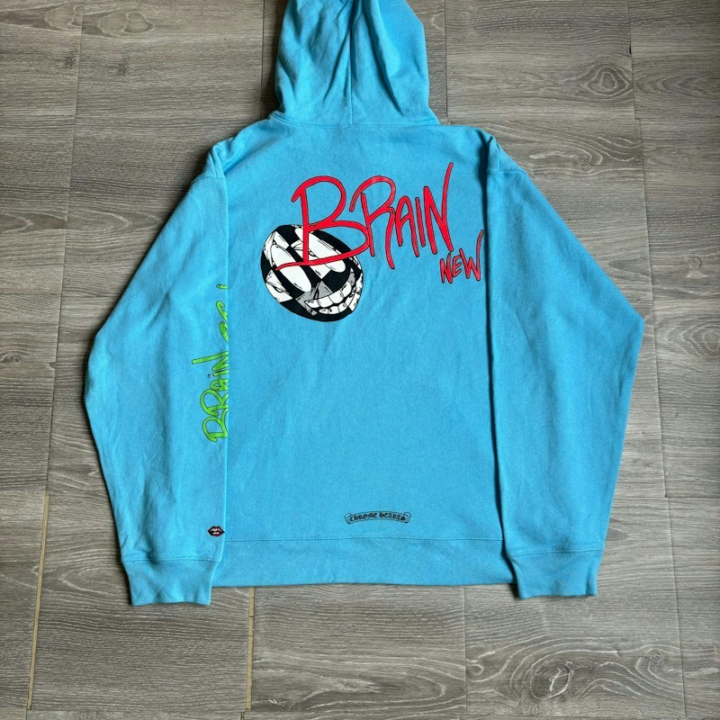 Chrome Hearts Matty Boy Blue Brain Hoodie