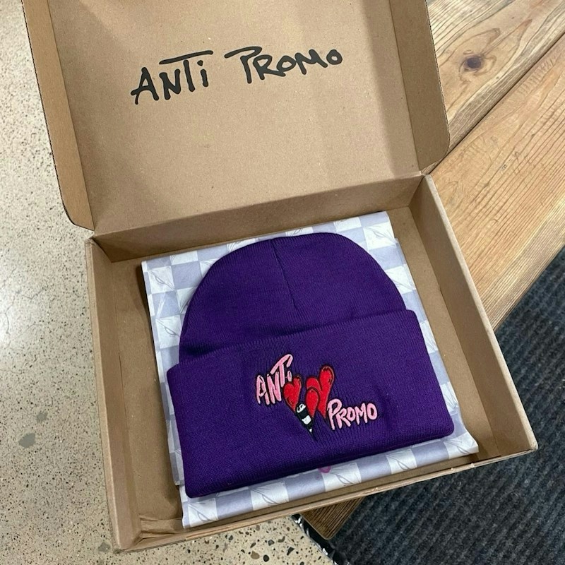 Anti Promo Beanie Hat Purple