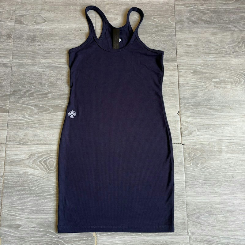 Chrome Hearts Navy Maxi Mini Dress
