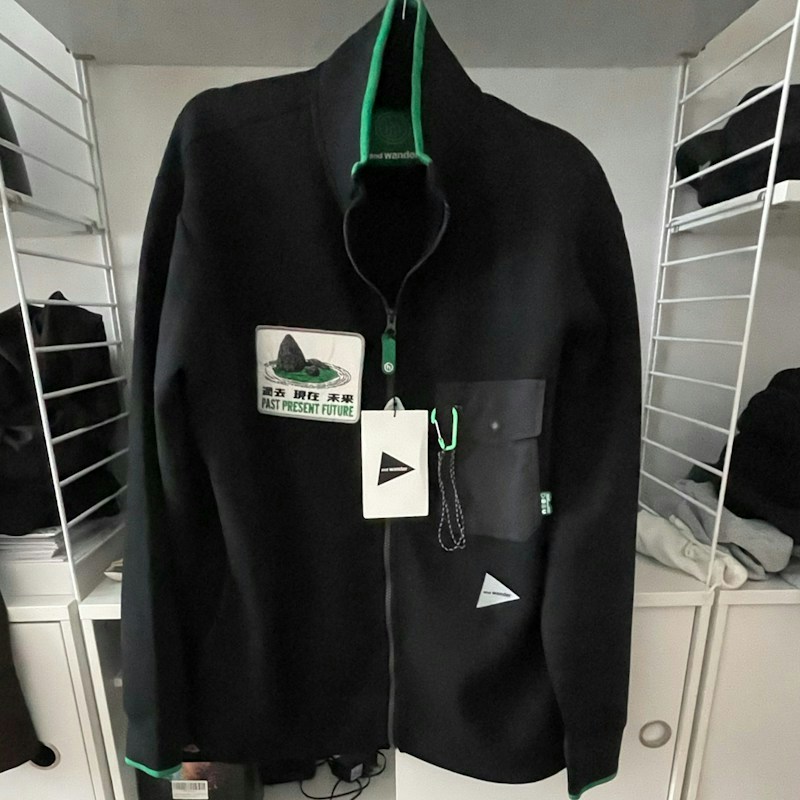 Hidden NY x Wander Past Present Future Full Zip Jacket Black
