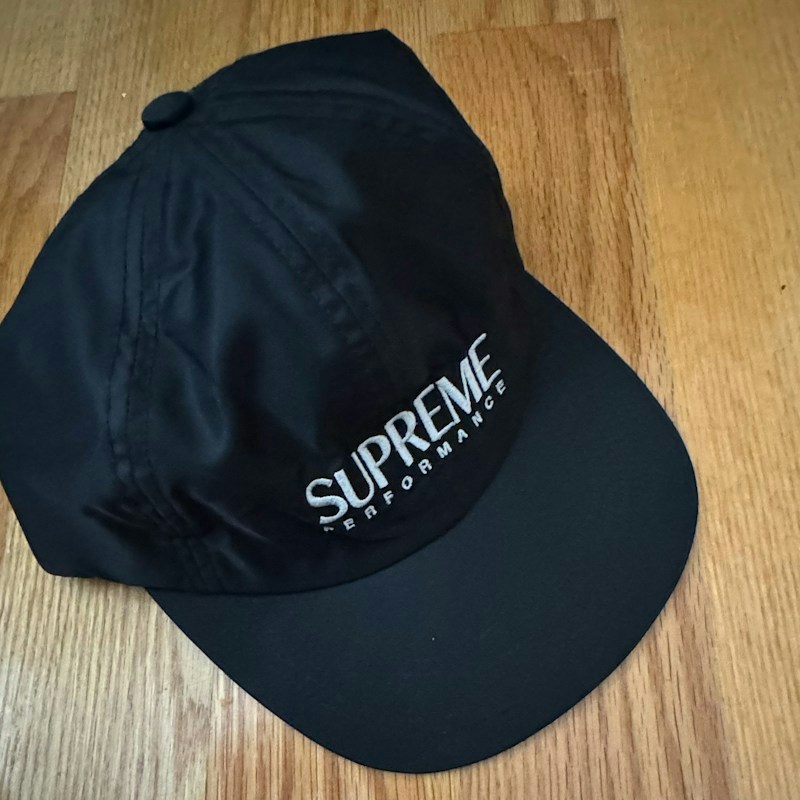 Supreme Performance Nylon 6-Panel Black