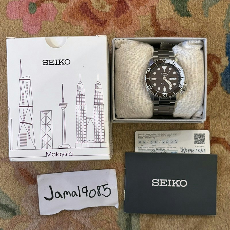 Seiko 5 Sports SRPJ13K1 Malaysia Exclusive