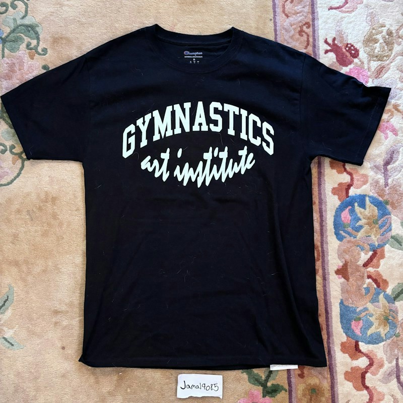 Champion Virgil Abloh Figures of Speech Gymnastics Art Institute T-Shirt Black