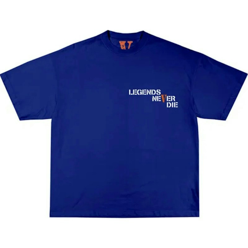 Juice WRLD x Vlone Legends Never Die T-Shirt Blue