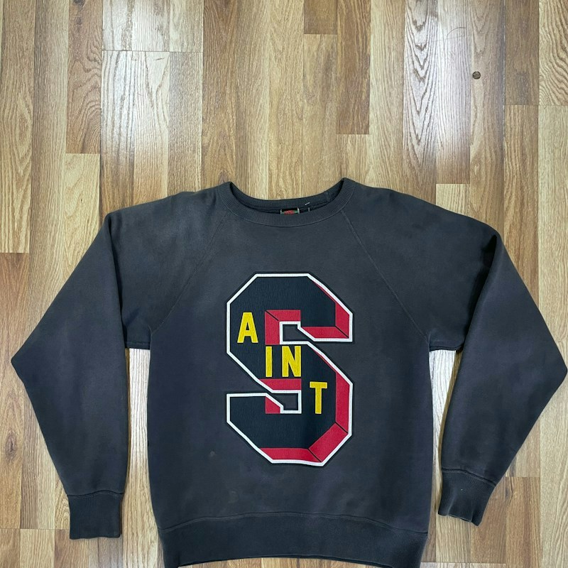 Saint Mxxxxxx x Denim Tears Crewneck Sweatshirt Black