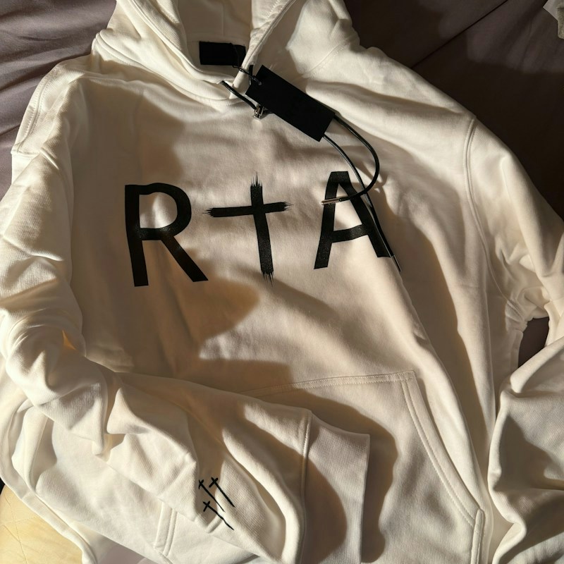 RtA Logo Hoodie White