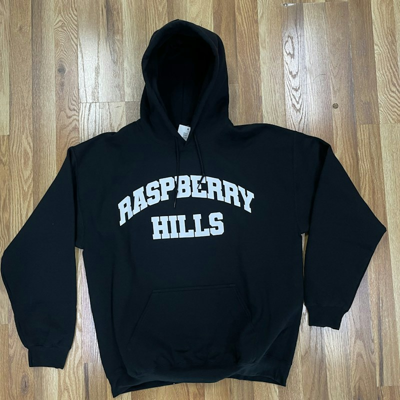 Raspberry Hills Hooded Sweatshirt Black