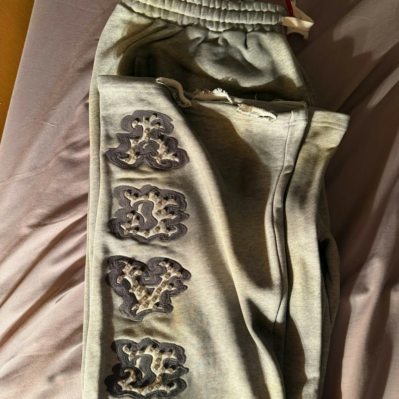 Lost Intricacy Sweatpants Grey and charcoal/black