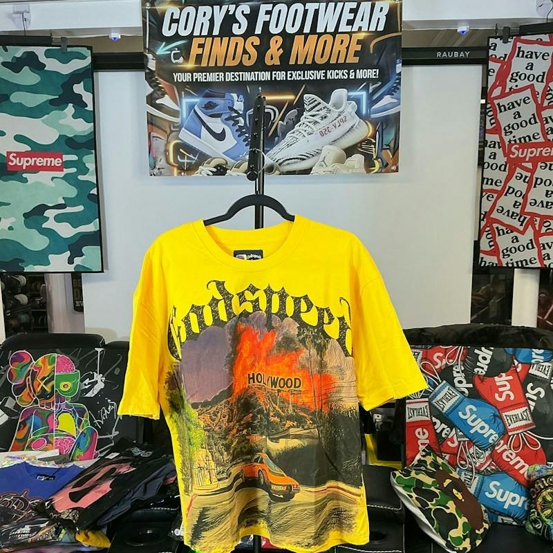 Godspeed Los Scandalous T-Shirt Yellow