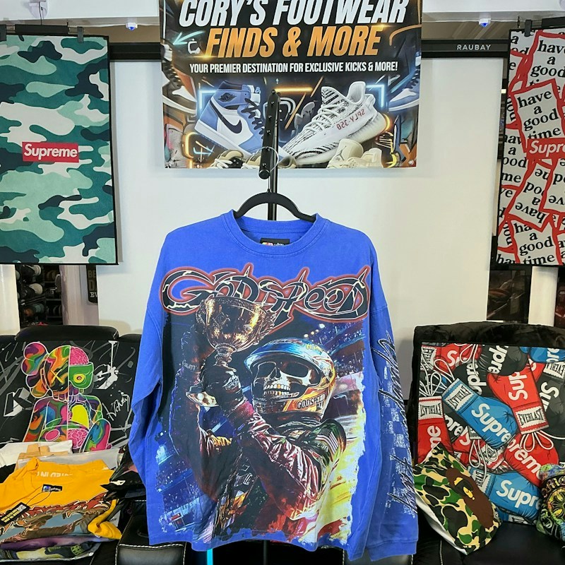 Godspeed Podium Dreams Long Sleeve T-Shirt Blue