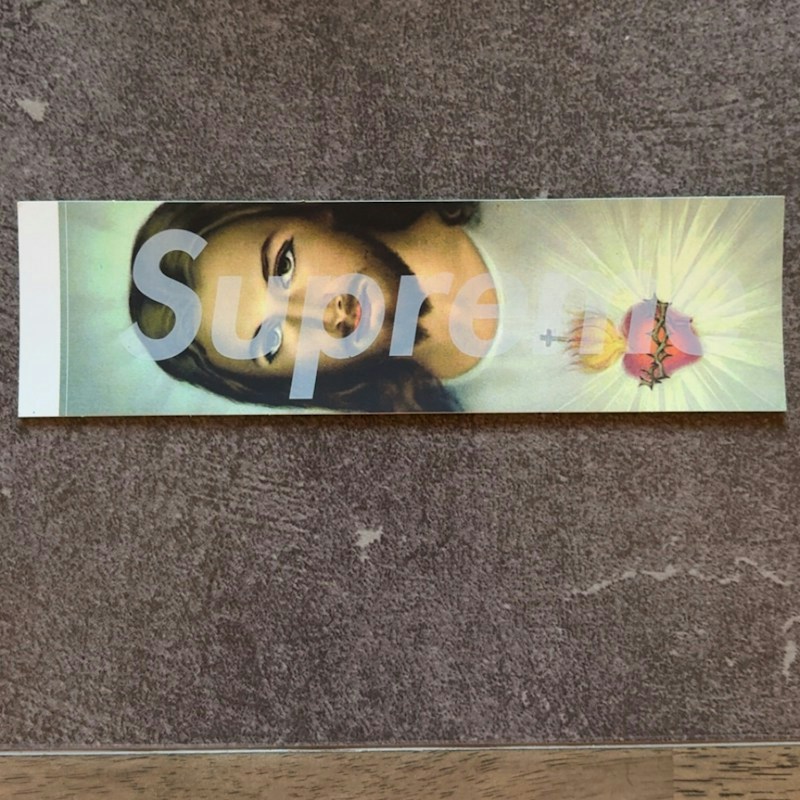 Supreme Prayer Box Logo Sticker