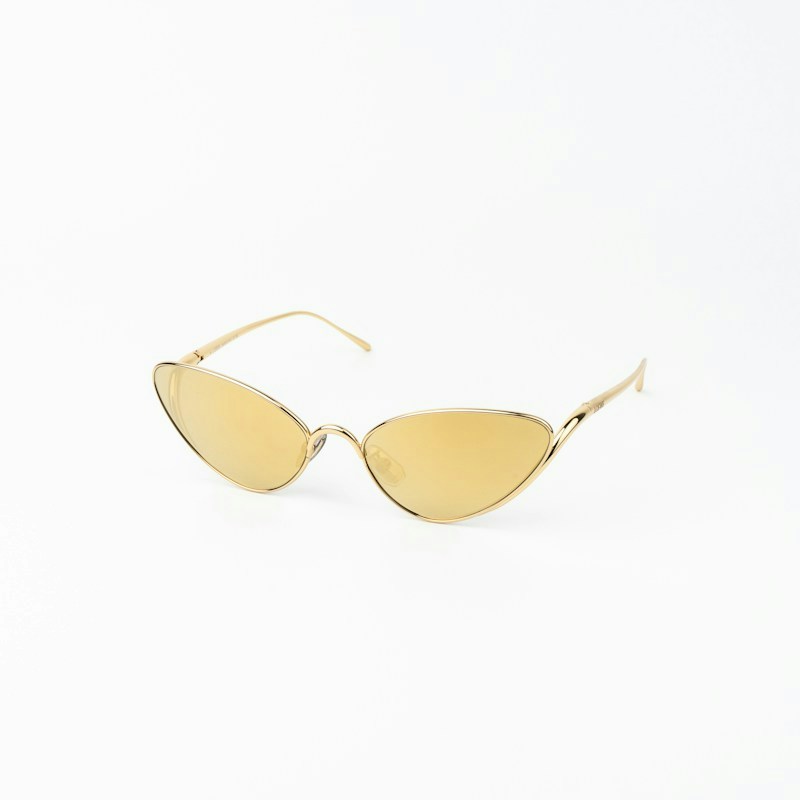Loewe Endura Cat Eye Sunglasses Gold Mirror