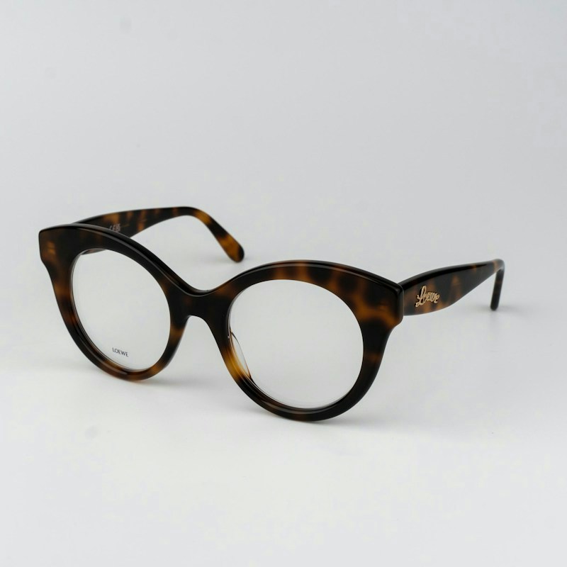 Loewe Curvy Eyeglasses Havana Round
