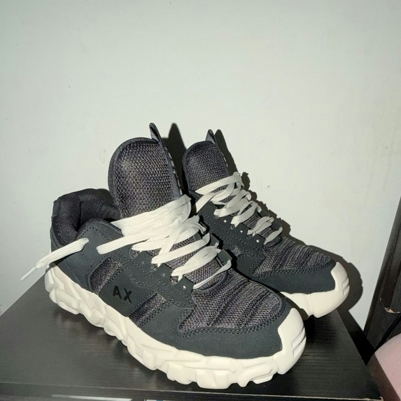 Armani Exchange Chunky Sneaker Black White