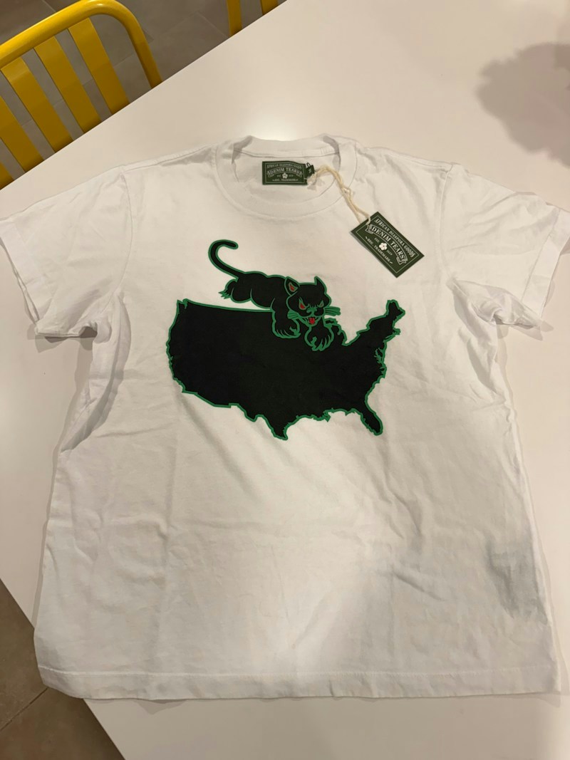 Denim Tears Panther Pop Up T-Shirt White