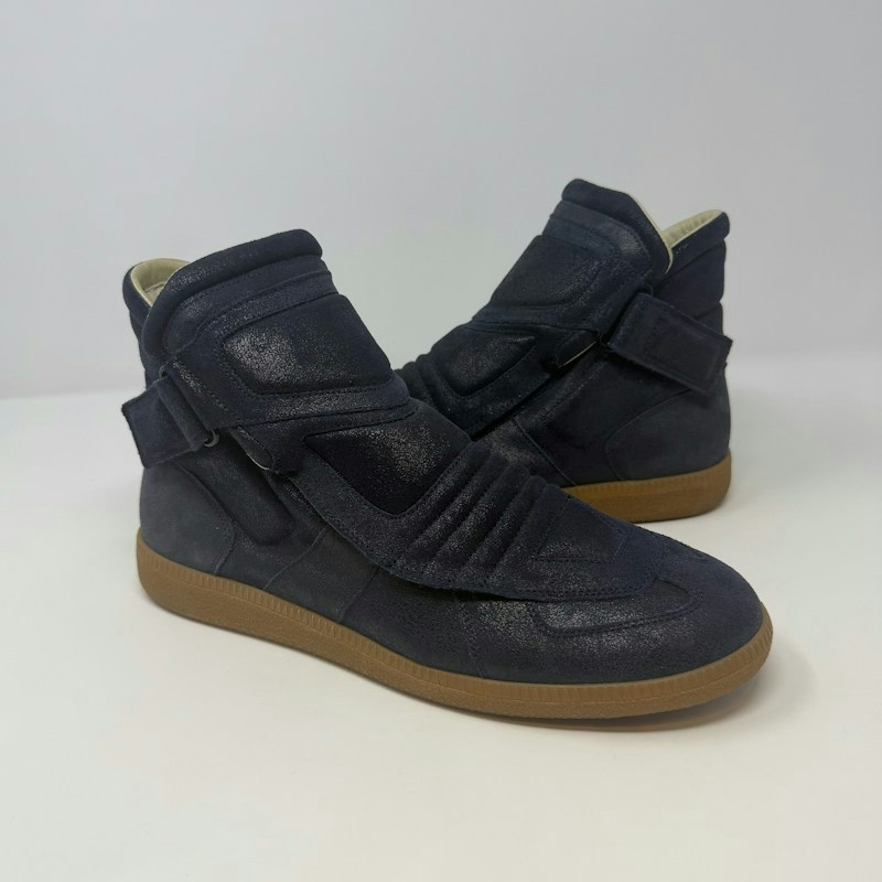 Maison Margiela Moto Suede Biker High Sneaker