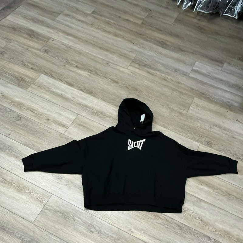 Saint Michael Hoodie Black