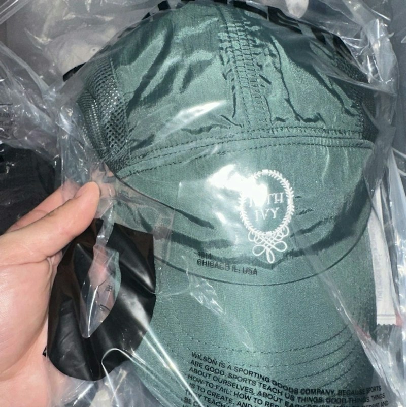 Kith Ivy for Wilson Woven Camp Cap Green