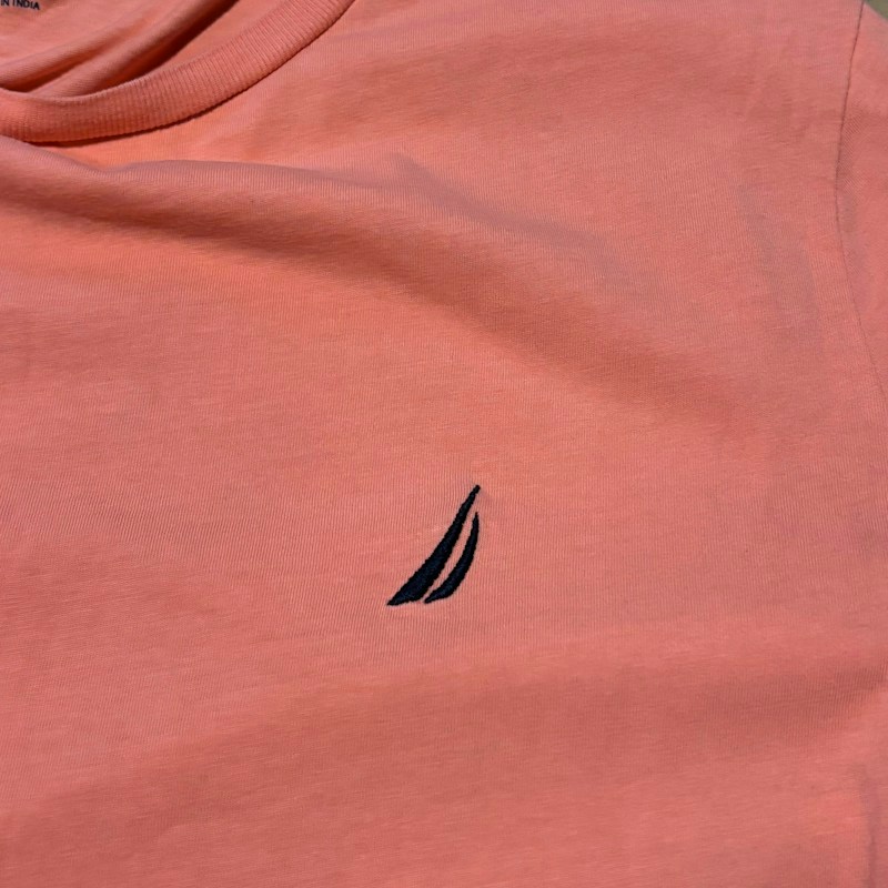 Nautica Short Sleeve T-Shirt Peach