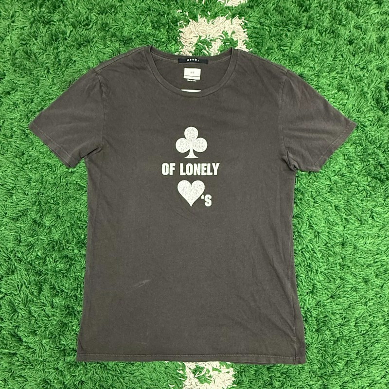 Ksubi Of Lonely Hearts T-Shirt Charcoal