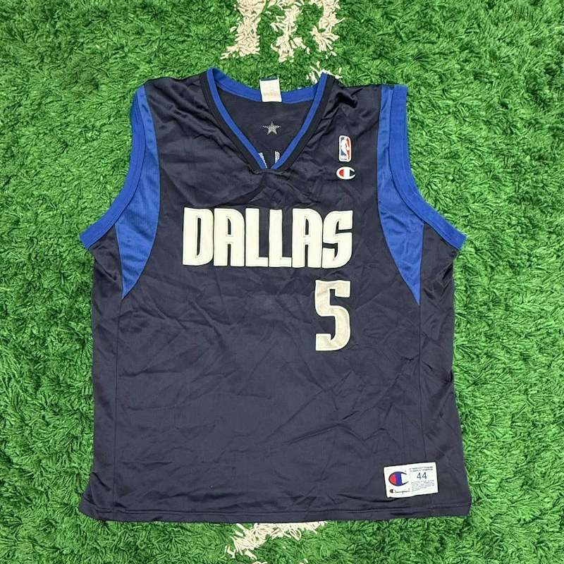 Champion Dallas Mavericks Juwan Howard 5 Jersey Blue